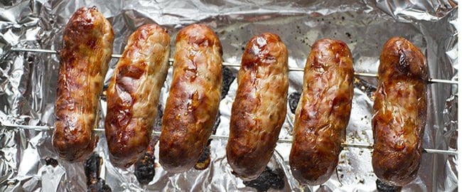Skewered Sausages
