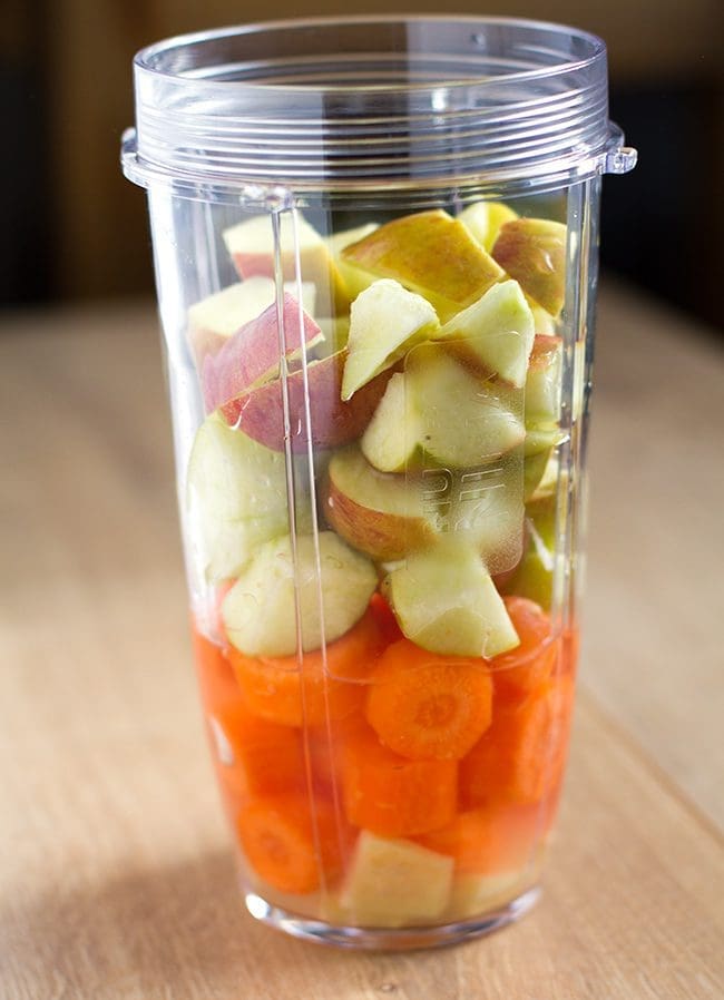 Apple, Carrot, and Ginger Blitz