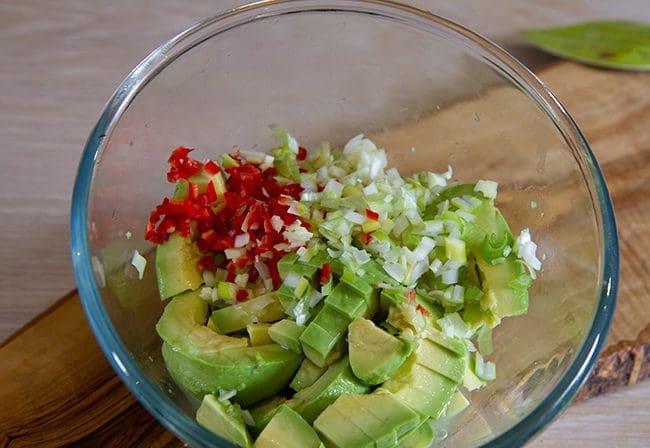 Guacamole ingredients