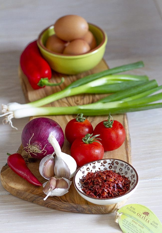 Menemen - Spicy Turkish eggs