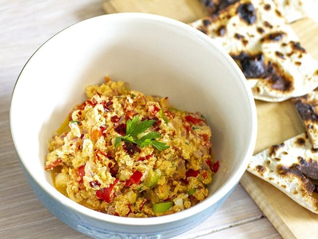 Menemen - Spicy Turkish Scrambled Eggs
