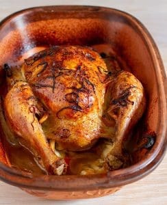 Roast Lemon Chicken with Garlic and Chilli
