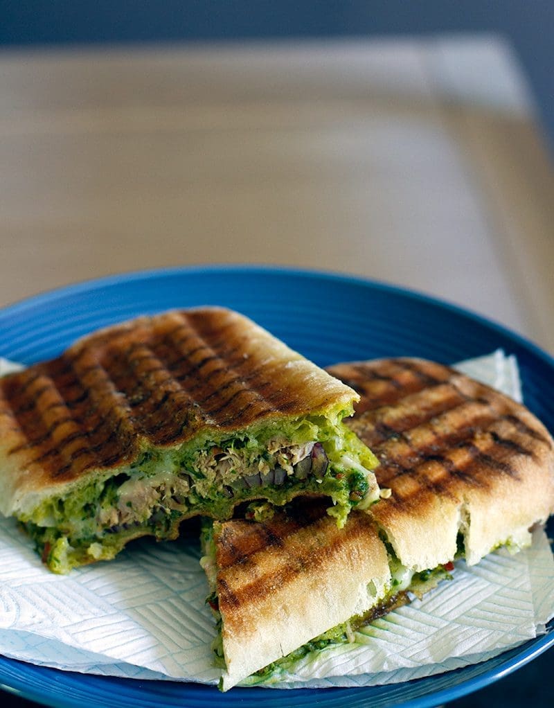Chimichurri Tuna Melt Panini