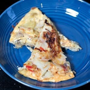 Spanish Tortilla Omelette with Chilli, Thyme, and Garlic